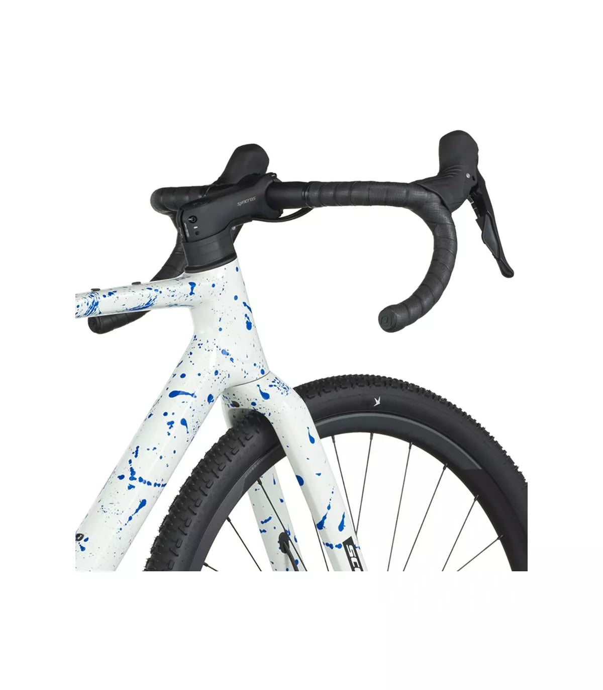 Vélo Gravel Scott Addict Gravel 30 2026 Blanc/Bleu