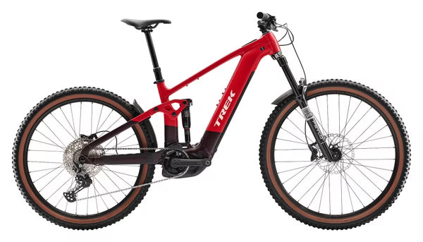 VTT Électrique Tout-Suspendu Trek Rail+ 5 12V 800Wh Bosch 120 Nm MX (29/27.5'') Rouge Gén. 5