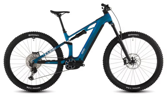 VTT Électrique Tout-Suspendu Cube Stereo Hybrid One44 HPC SLX 800 12V 800 Wh Bosch 120 Nm 27.5'' Bleu Nebula 2026