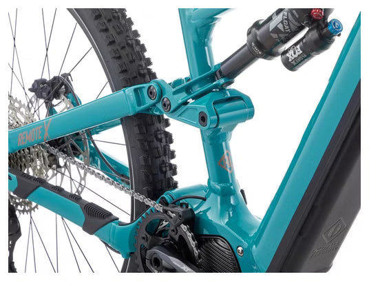 VTT Électrique Tout-Suspendu Kona Remote X Shimano 12V 612 Wh Shimano 85 Nm 29'' Turquoise Viridian