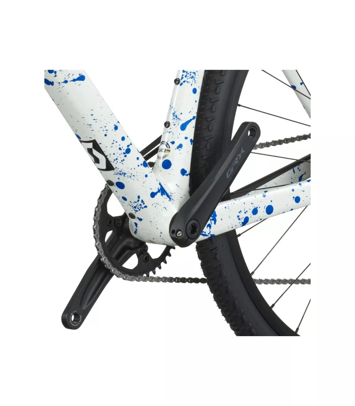 Vélo Gravel Scott Addict Gravel 30 2026 Blanc/Bleu