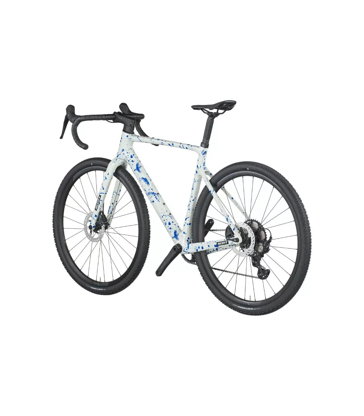 Vélo Gravel Scott Addict Gravel 30 2026 Blanc/Bleu
