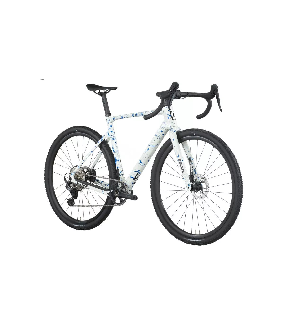 Vélo Gravel Scott Addict Gravel 30 2026 Blanc/Bleu