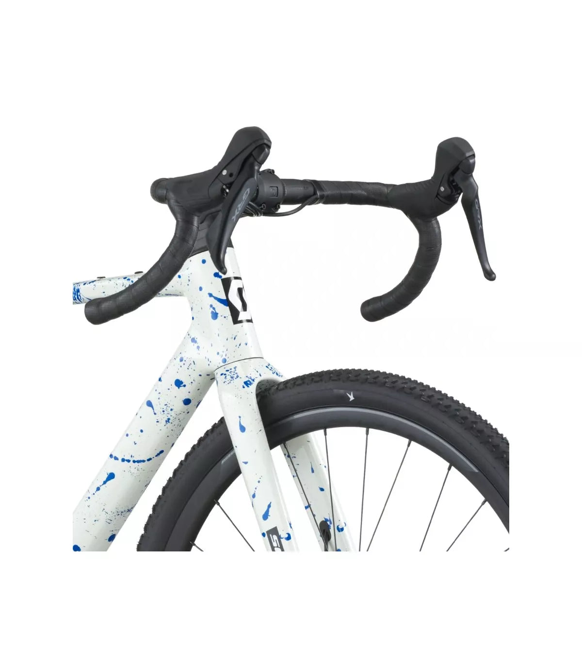 Vélo Gravel Scott Addict Gravel 30 2026 Blanc/Bleu